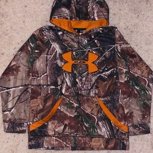 Boys Under Armour Real Tree Camo Sweatshirt